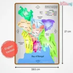 Bangladesh Map Colour Puzzle-English