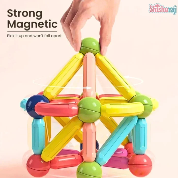 Magnetic Sticks Building Set 25 Pcs Price BD | Kids STEM Construction Toy Bangladesh | ShishuRaj - Image 7