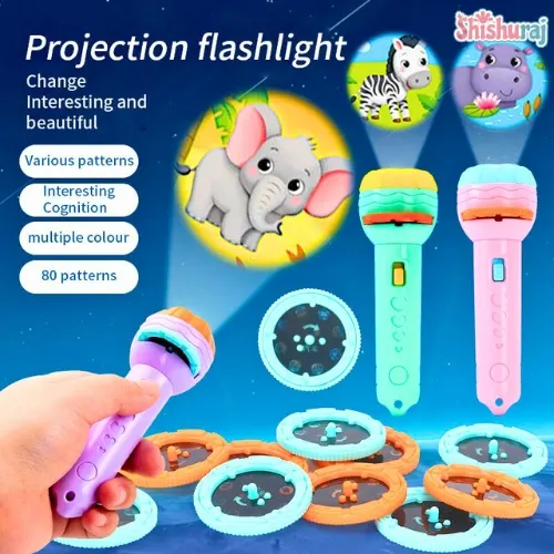 LED Mini Projector Torch for Kids