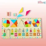 Wooden Puzzle Sorting Board