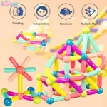 Magnetic Sticks Building Set 25 Pcs Price BD | Kids STEM Construction Toy Bangladesh | ShishuRaj - Image 9