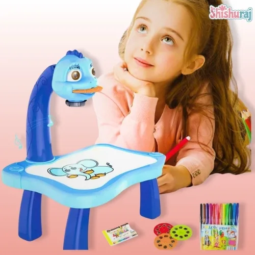 Children Art Drawing Desk And Projector for Kids