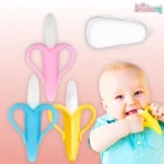 AppleBear Banana Shaped Silicone Toothbrush - Image 3