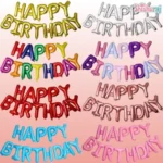 Happy Birthday Foil Balloon Set