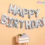 Happy Birthday Foil Balloon Set - Image 3