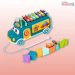 Huanger Xylophone Music Bus with Shape Sorter Toy - Image 4