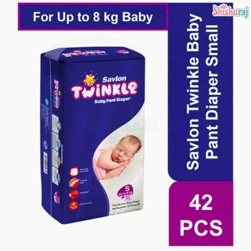 Twinkle Pant Diaper Small, Up to 8 kg, (42 pies) Twinkle Pant Diaper S Up to 8 kg, (42 pies)