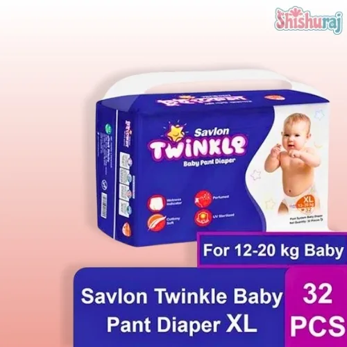Twinkle Pant Diaper XL, 12–20 kg (32 Pcs)