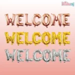 WELCOME Foil Balloon