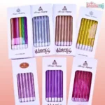 Metallic Candle 6pcs - Image 4