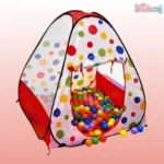 Foldable Kids Play Tent House (84×84×92 cm) –50 Balls - Image 3