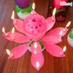 Water Lily Music Candle - Image 2