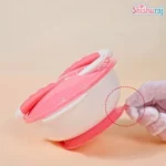 Baby Feeding Bowl With Spoon & Fork 250ml - Image 3