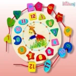 Seton Puzzle Clock Wooden Toy - Image 2