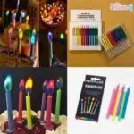 Flame Candle Multicolour 12pcs - Image 3