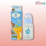 Apple Bear PP Feeding Glass Bottle with Silicone Nipple 120ml