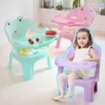 Cute Baby Feeding Chair with Soft Seat & Removable Tray
