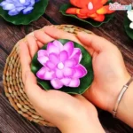 Floating Lotus LED Candle 3pcs - Image 2