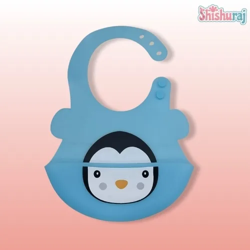 Silicone Baby Bibs with Food Catcher