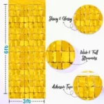 Square Backdrop Foil Curtain - Image 2