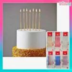 Metallic Candle 6pcs