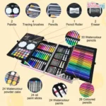 Unicorn Art Set – 145 PCS Drawing Kit for Kids - Image 5