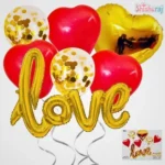 Love Foil Balloon Set - Image 3