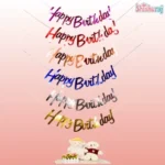 Happy Anniversary Cursive Banner