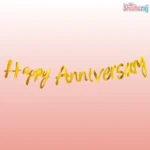 Happy Anniversary Cursive Banner - Image 5