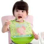 Waterproof Polyester Silicone Tray Bibs