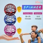 Flying Magic Ball Toys LED Hand Controlled 360° Spinner - Image 2