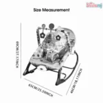 Tii Baby Musical Rocking Chair with Mosquito Net Price In BD | Vibration & Toy Bar | ShishuRaj - Image 3