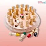 Wooden Match Stick Memory Chess Game - Image 2
