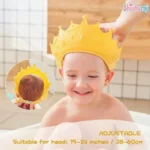 Crown shower cap for baby