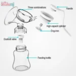 Adjustable Breast Feeding Silicone Hand Pump - Image 2