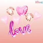 Love Foil Balloon Set - Image 2