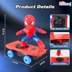 Super Hero Spider Man Stunt Scooter Toy - Image 3