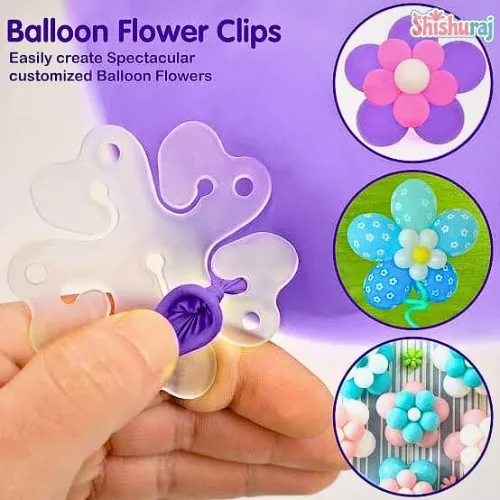 Flower Shape Balloon Clips