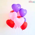 Heart Shape Balloon-10pcs - Image 2