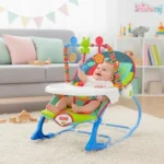 2-in-1 Tii Baby Musical Rocking & Dining Chair with Toy Bar & Vibration