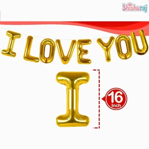 I Love You Foil Balloon