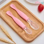 AppleBear Baby Silicone Spoon Set - Image 4