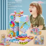 100 Pcs Electric Gear Building Blocks - Image 2