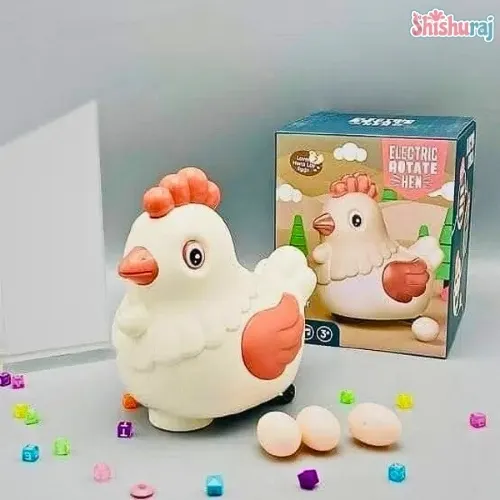 Rotate Hen Laying Eggs Toy