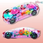 Transparent Colorful Light Music Car - Image 3