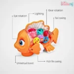 Transparent Gear Fish Toy - Image 3