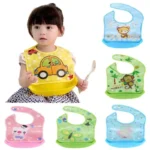 Waterproof Polyester Silicone Tray Bibs - Image 2