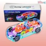 Transparent Colorful Light Music Car - Image 5