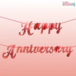 Happy Anniversary Cursive Banner - Image 3