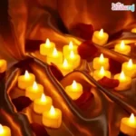 LED Candle Heart Shaped 6pcs - Image 5